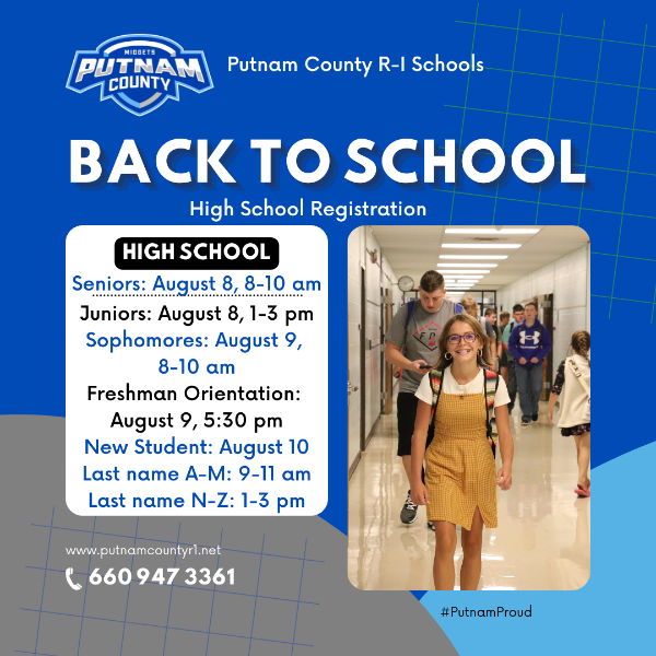 Putnam County R-I Schools - New Year, New Chapter! Welcome back PCR-I  students and staff!